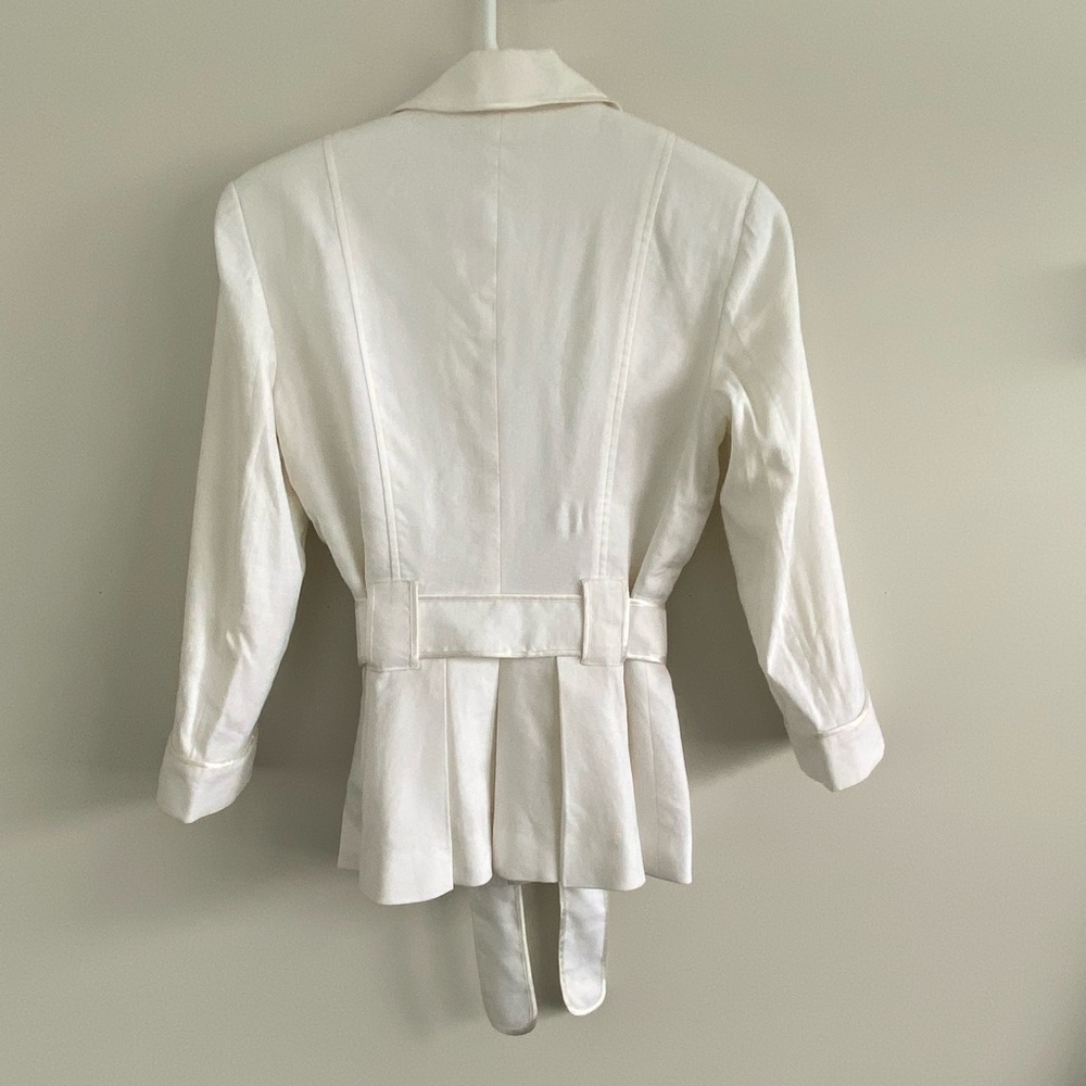 Andrea Becker Stylish Ruffled Button-Down Jacket - image 3